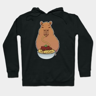 Capybara Spaghetti Meat Balls Hoodie